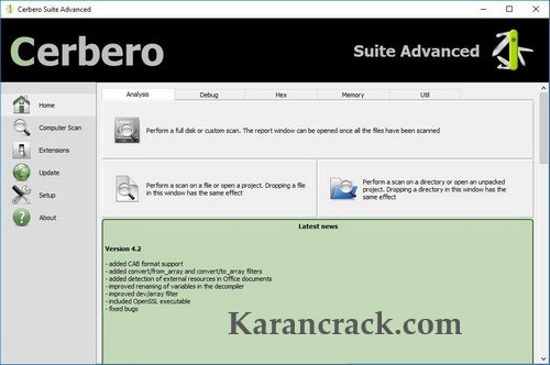 download the new version for iphoneCerbero Suite Advanced 6.5.1