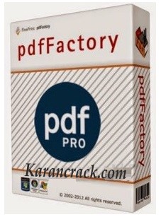 pdfFactory Pro Crack